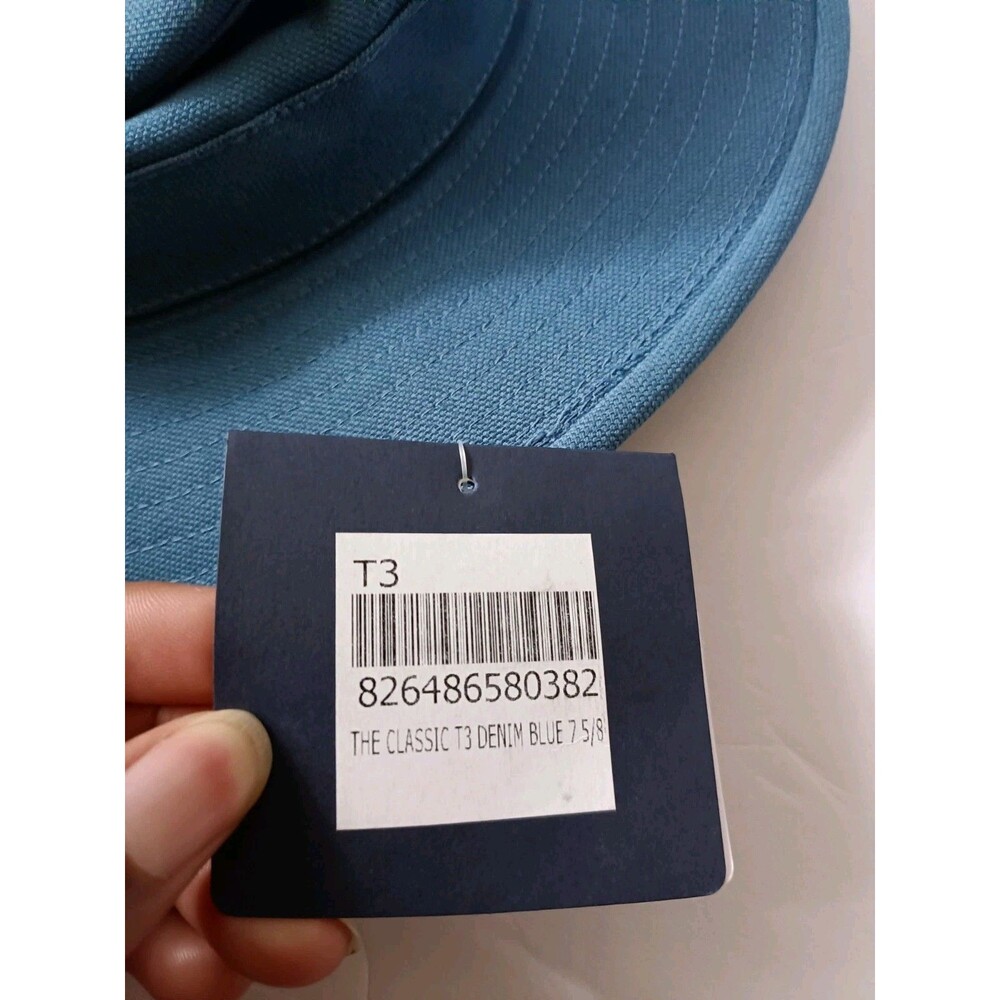 Tilley The Wanderer Classic T3 Hat Size 7 5/8 Blue Made In Canada - Picture 7 of 7